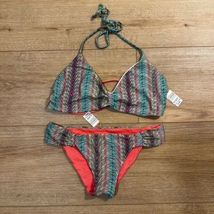 Lspace Multicolored Bikini Set